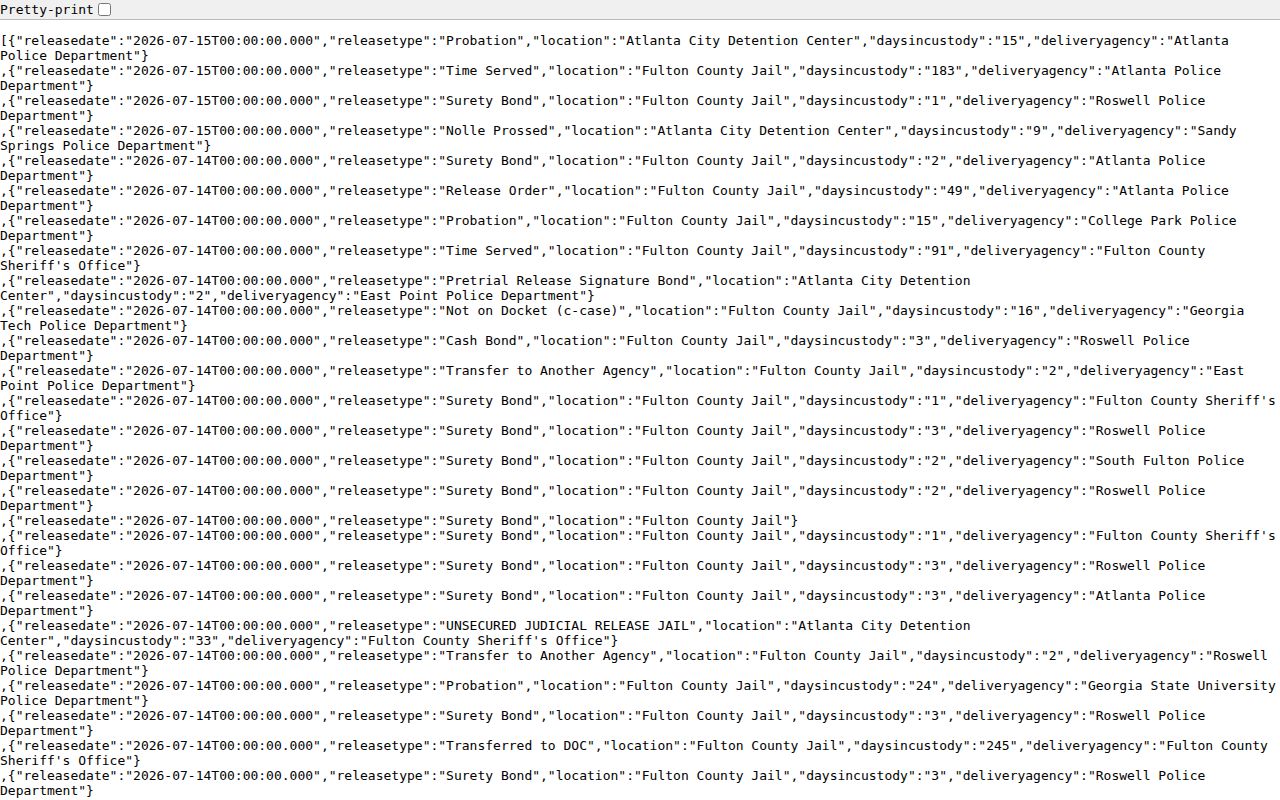 Fulton County 24-hour release fields in the official Share Fulton API